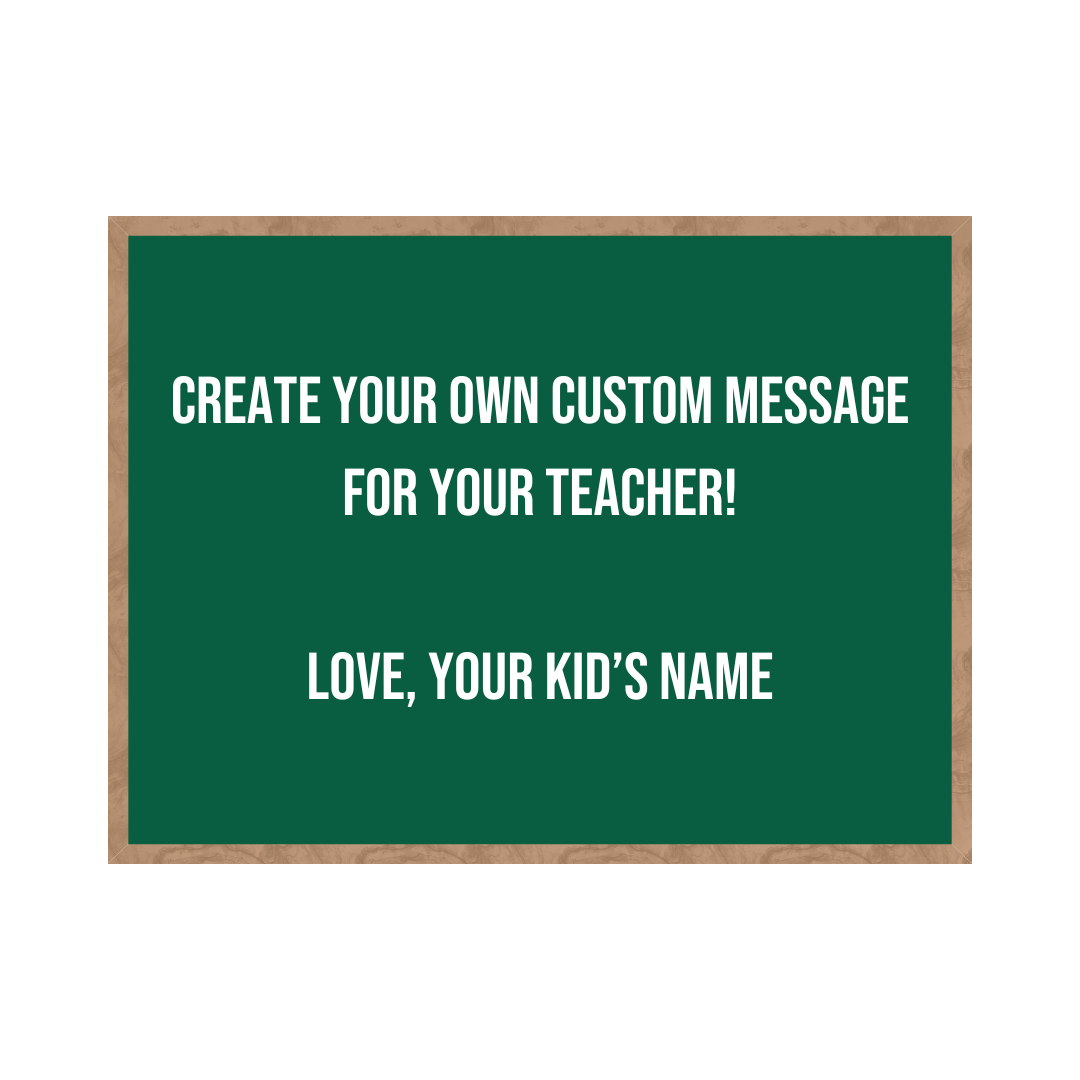 Chalk Board Gift Card or Note Holder Teacher Gift