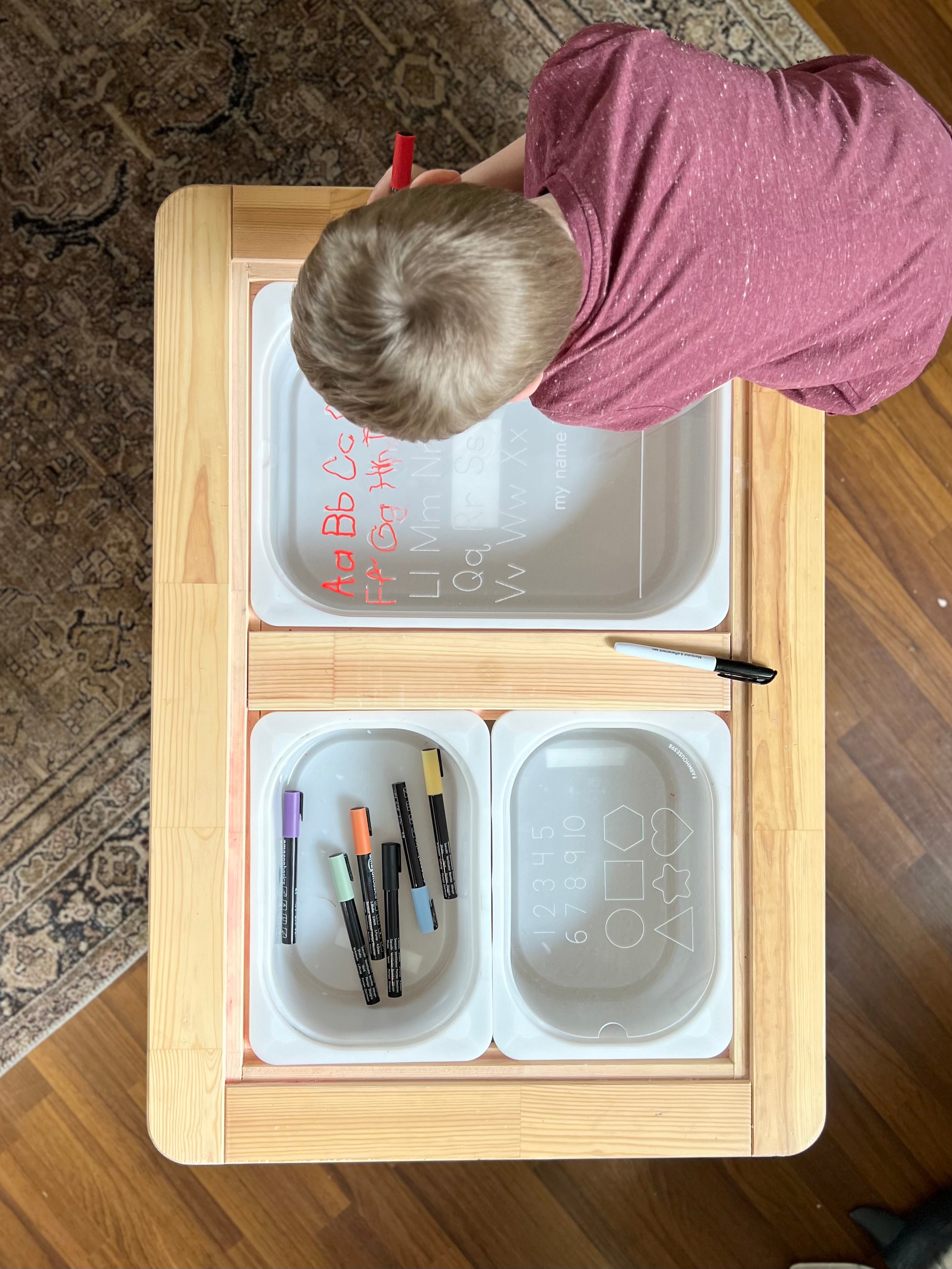 ABC 123 Dry Erase Board Lid